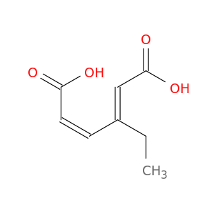 2,4-Hexadienedioic acid, 3-ethyl-, (2Z,4Z)-