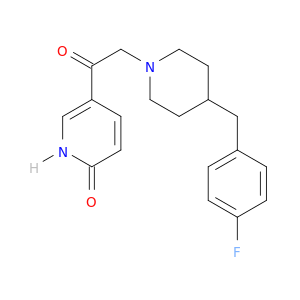 2(1H)-Pyridinone, 5-[2-[4-[(4-fluorophenyl)methyl]-1-piperidinyl]acetyl]-