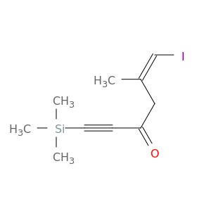 5-Hexen-1-yn-3-one, 6-iodo-5-methyl-1-(trimethylsilyl)-, (5Z)-