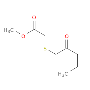 Acetic acid, [(2-oxopentyl)thio]-, methyl ester
