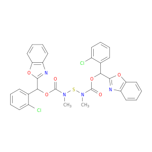 6-Oxa-3-thia-2,4-diazaheptanoicacid, 7-(2-benzoxazolyl)-7-(2-chlorophenyl)-2,4-dimethyl-5-oxo-,2-benzoxazolyl(2-chlorophenyl)methyl ester