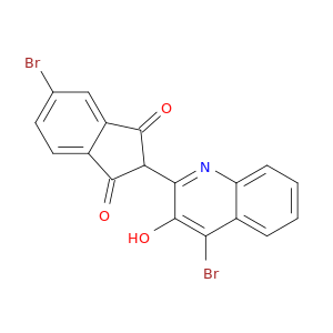 1H-Indene-1,3(2H)-dione, 5-bromo-2-(4-bromo-3-hydroxy-2-quinolinyl)-
