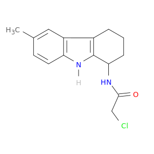 Acetamide, 2-chloro-N-(2,3,4,9-tetrahydro-6-methyl-1H-carbazol-1-yl)-