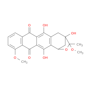 1,4-Methanoanthra[2,3-c]oxepin-7,12-dione,1,3,4,5-tetrahydro-4,6,13-trihydroxy-3,11-dimethoxy-3-methyl-