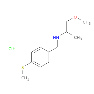 (2-Methoxy-1-methylethyl)[4-(methylthio)benzyl]amine Hydrochloride