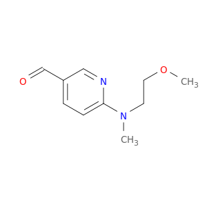 6-[(2-methoxyethyl)(methyl)amino]pyridine-3-carbaldehyde