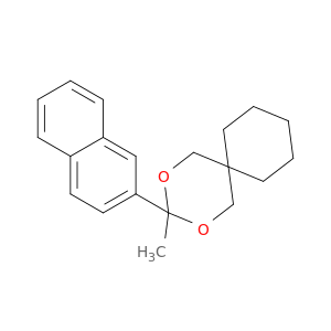 2,4-Dioxaspiro[5.5]undecane,3-methyl-3-(2-naphthalenyl)-