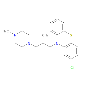 10H-Phenothiazine,2-chloro-10-[2-methyl-3-(4-methyl-1-piperazinyl)propyl]-
