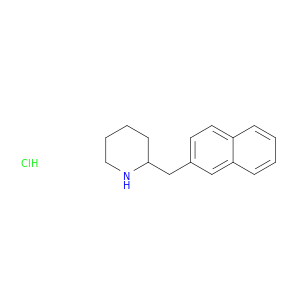 Piperidine, 2-(2-naphthalenylmethyl)-, hydrochloride