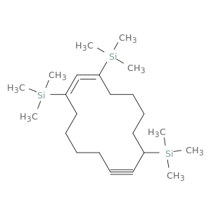 Silane, 1,2-cyclotetradecadien-9-yne-1,3,8-triyltris[trimethyl-