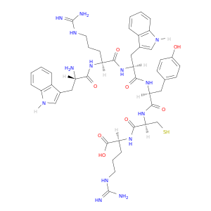 L-Arginine, L-tryptophyl-L-arginyl-L-tryptophyl-L-tyrosyl-L-cysteinyl-