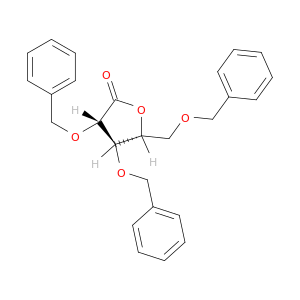3β,4α-Bis(benzyloxy)-5β-(benzyloxymethyl)tetrahydrofuran-2-one