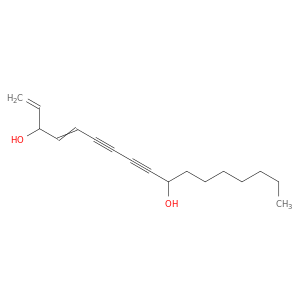 1,4-Heptadecadiene-6,8-diyne-3,10-diol