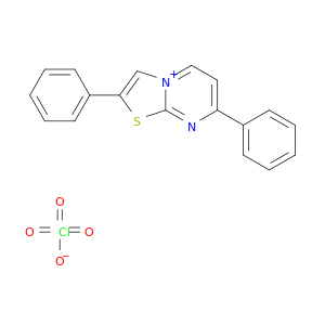 Thiazolo[3,2-a]pyrimidin-4-ium, 2,7-diphenyl-, perchlorate