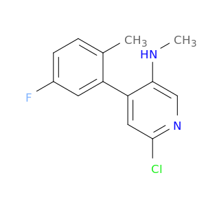 3-Pyridinamine, 6-chloro-4-(5-fluoro-2-methylphenyl)-N-methyl-