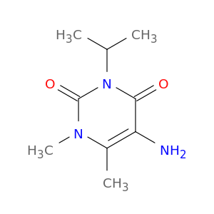 2,4(1H,3H)-Pyrimidinedione, 5-amino-1,6-dimethyl-3-(1-methylethyl)-