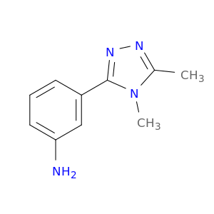 3-(dimethyl-4H-1,2,4-triazol-3-yl)aniline