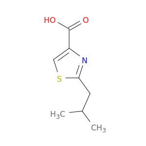 2-(2-methylpropyl)-1,3-thiazole-4-carboxylic acid