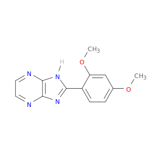 1H-Imidazo[4,5-b]pyrazine, 2-(2,4-dimethoxyphenyl)-