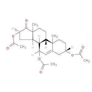 Androst-5-en-17-one,3,7,16-tris(acetyloxy)-, (3b,7a,16a)- (9CI)