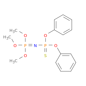 Phosphorimidic acid, (diphenoxyphosphinothioyl)-, trimethyl ester