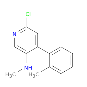 3-Pyridinamine, 6-chloro-N-methyl-4-(2-methylphenyl)-