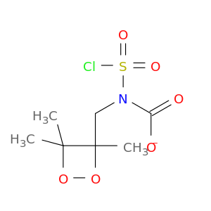 (3,4,4-trimethyl-1,2-dioxetan-3-yl)methyl(chlorosulfonyl)carbamate