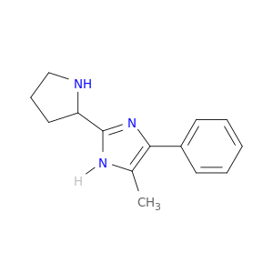 5-Methyl-4-phenyl-2-(pyrrolidin-2-yl)-1H-imidazole
