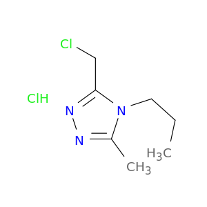 3-(chloromethyl)-5-methyl-4-propyl-4H-1,2,4-triazole hydrochloride