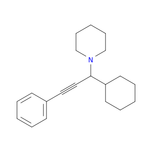Piperidine, 1-(1-cyclohexyl-3-phenyl-2-propynyl)-