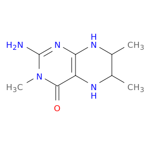 4(3H)-Pteridinone, 2-amino-5,6,7,8-tetrahydro-3,6,7-trimethyl-