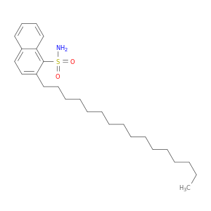 1-Naphthalenesulfonamide, 2-hexadecyl-