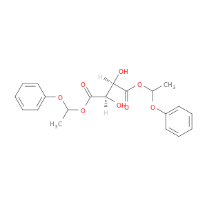 Butanedioic acid, 2,3-dihydroxy- (2R,3R)-, bis(1-phenoxyethyl) ester