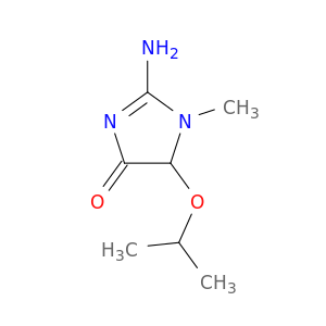4H-Imidazol-4-one, 2-amino-1,5-dihydro-1-methyl-5-(1-methylethoxy)-
