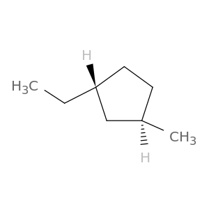 Cyclopentane,1-ethyl-3-methyl-, (1R,3R)-rel-