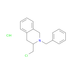 Isoquinoline,3-(chloromethyl)-1,2,3,4-tetrahydro-2-(phenylmethyl)-, hydrochloride (1:1)