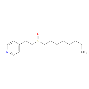 Pyridine, 4-[2-(octylsulfinyl)ethyl]-