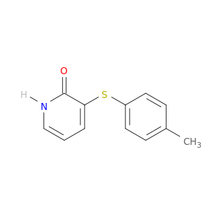 2(1H)-Pyridinone, 3-[(4-methylphenyl)thio]-