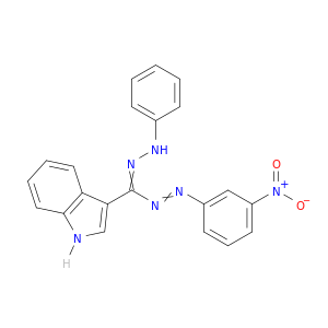 1H-Indole, 3-[[(3-nitrophenyl)azo](phenylhydrazono)methyl]-