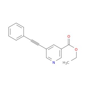 5-(2-苯基乙炔基)-3-吡啶羧酸乙酯