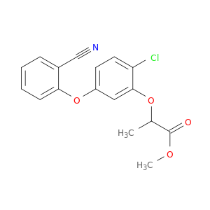 METHYL 2-[2-CHLORO-5-(2-CYANOPHENOXY)PHENOXY]PROPANOATE