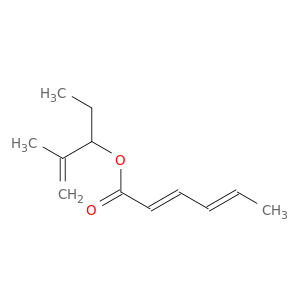 2,4-Hexadienoic acid, 1-ethyl-2-methyl-2-propenyl ester, (E,E)-