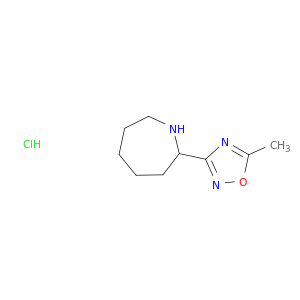 2-(5-methyl-1,2,4-oxadiazol-3-yl)azepane hydrochloride