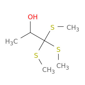 2-Propanol, 1,1,1-tris(methylthio)-