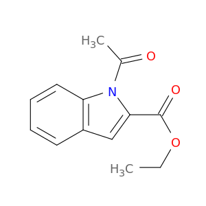 1H-Indole-2-carboxylic acid, 1-acetyl-, ethyl ester