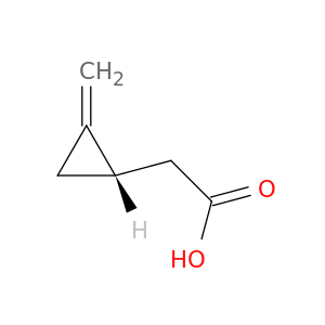Cyclopropaneaceticacid, 2-methylene-, (1S)-