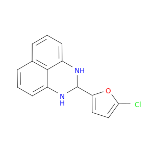 1H-Perimidine, 2-(5-chloro-2-furanyl)-2,3-dihydro-