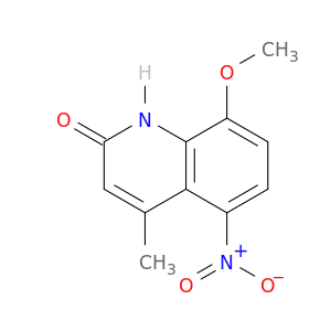 8-methoxy-4-methyl-5-nitroquinolin-2(1h)-one