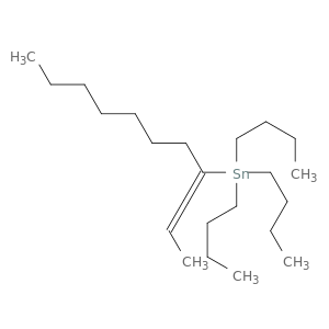 Stannane, tributyl[1-(1-propenylidene)octyl]-