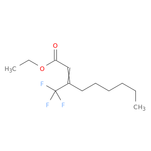 2-Nonenoic acid, 3-(trifluoromethyl)-, ethyl ester